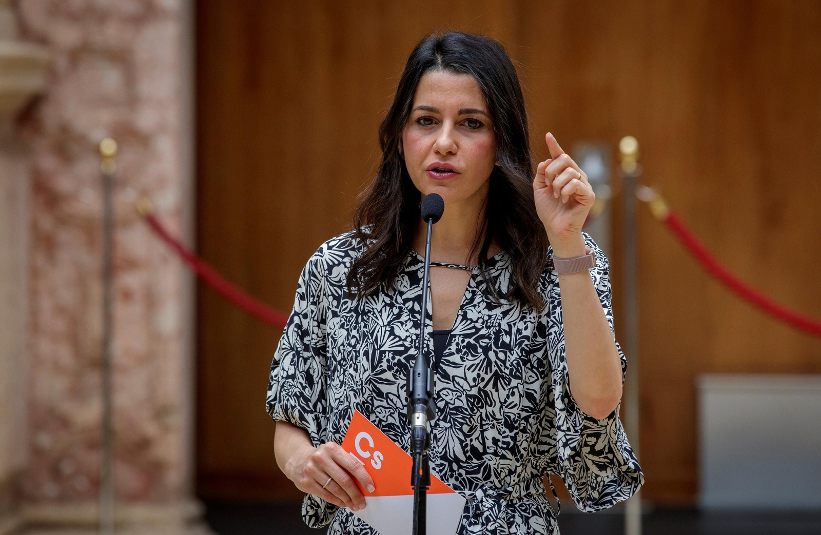 Arrimadas, en una comparecencia realizada en Sevilla a finales de mayo