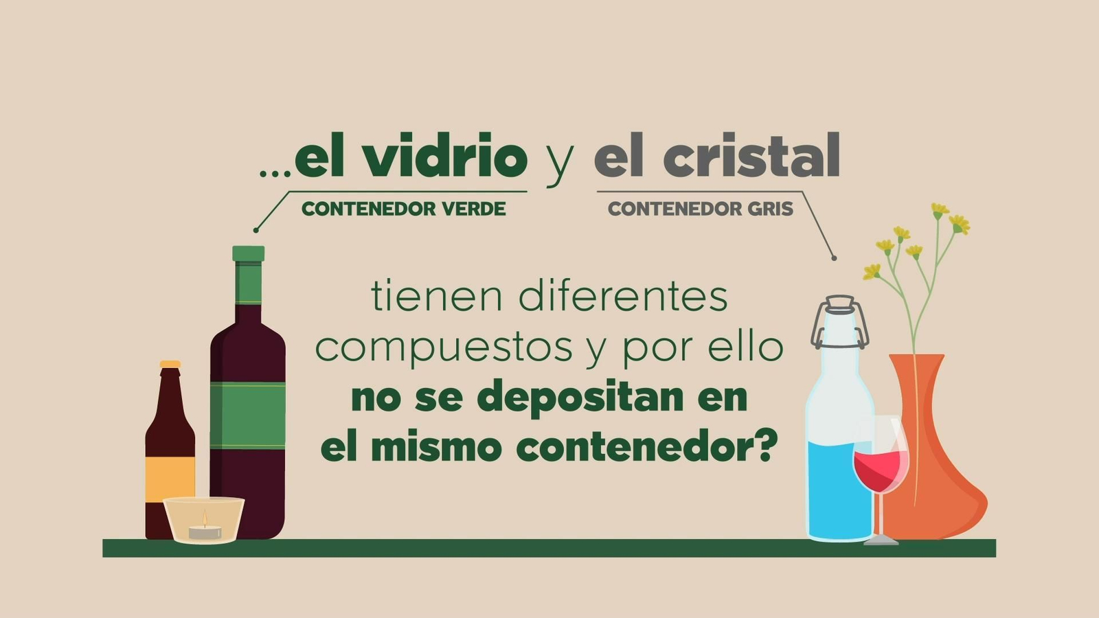 Elementos vidrio cristal