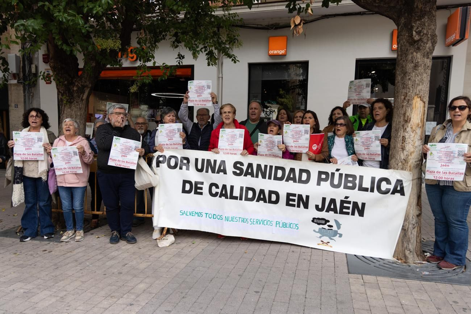 La Plataforma en Defensa de la Sanidad Pública de Jaén informa en rueda de prensa de la manifestación del 9 de noviembre