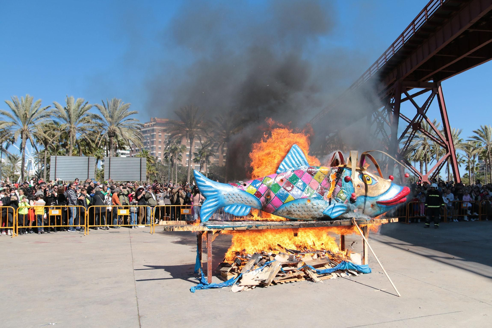 Las imágenes del Entierro de la Sardina de Almería