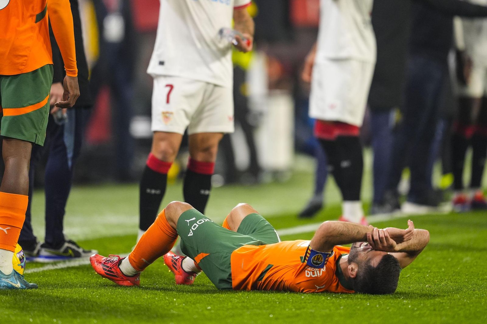 Las mejores imágenes del partido Sevilla - Valencia