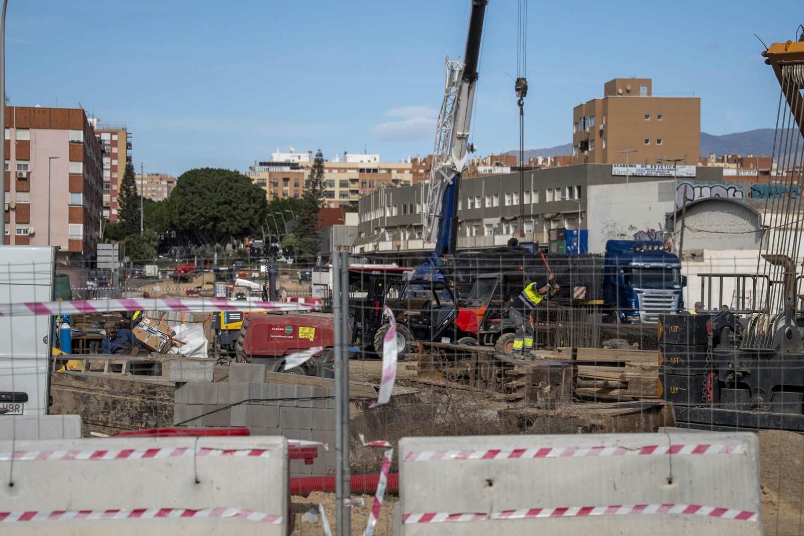 Así avanzan las obras del soterramiento ferroviario en Almería