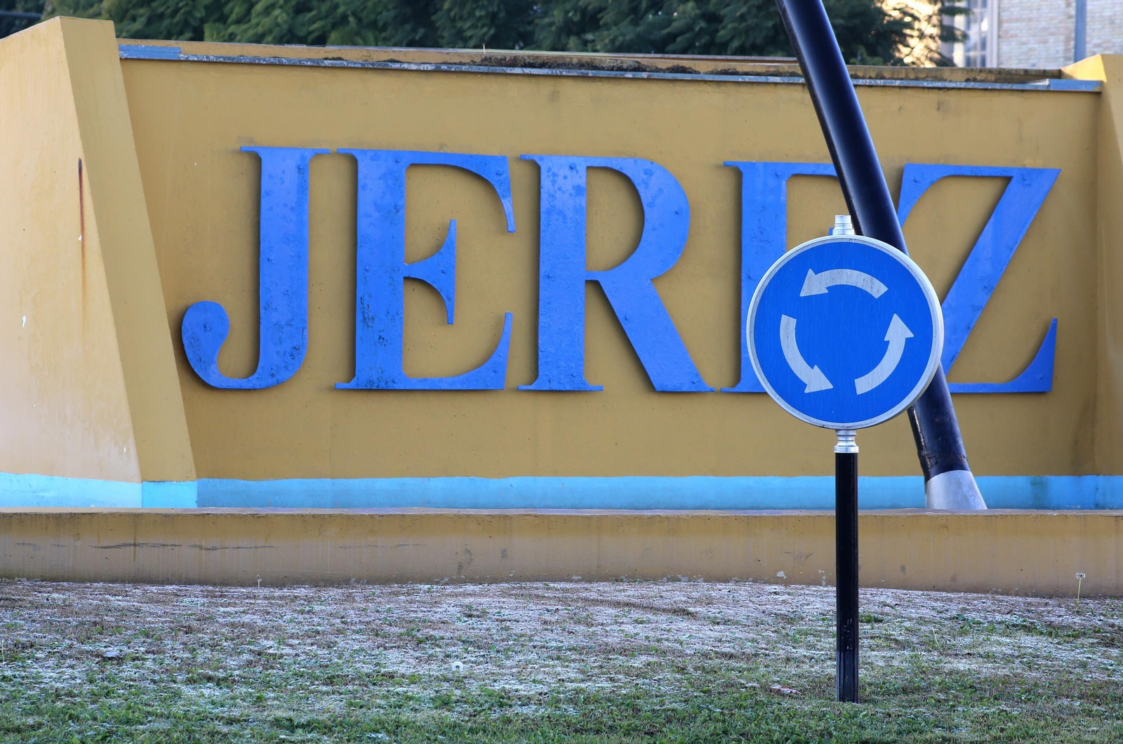 Ola de frío:Imágenes de la helada en Jerez