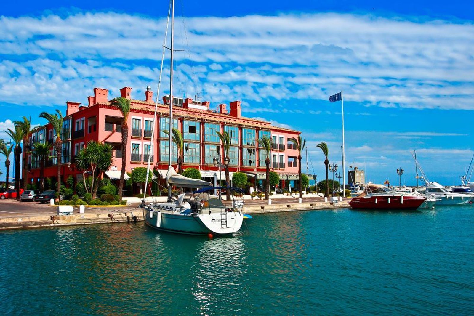 El Hotel Club Marítimo Sotogrande.