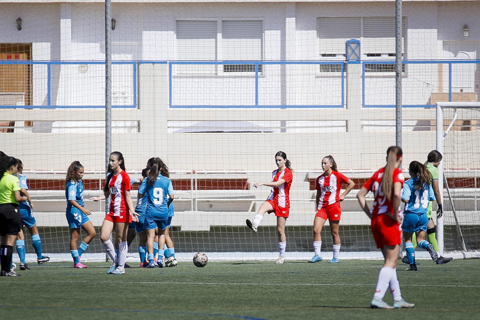 Las imágenes del partido de fútbol del Almería femenino contra el Betis B