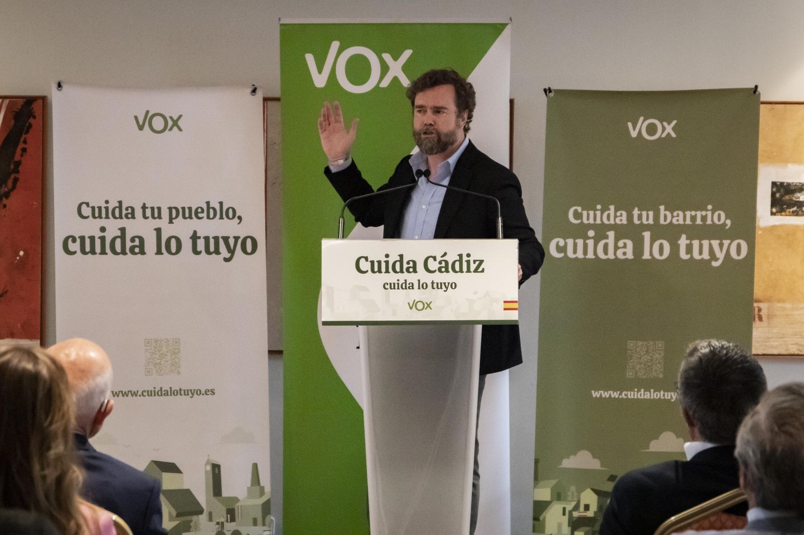 Espinosa de los Monteros, en un mitin de Vox en Jerez