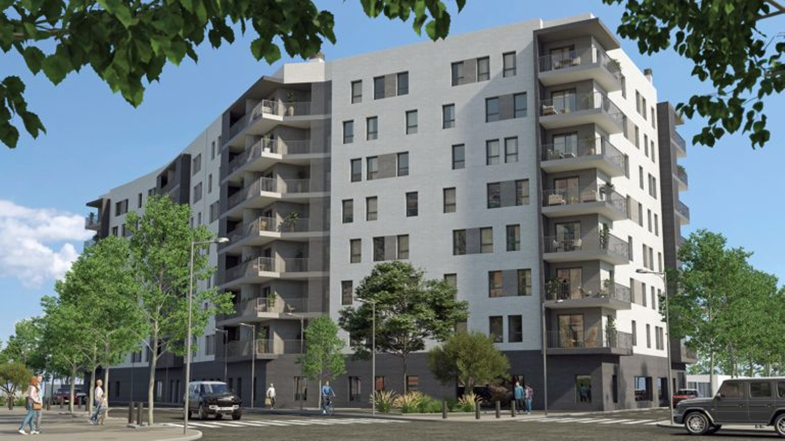 Recreación exterior de 'Residencial Jardines del Sol'