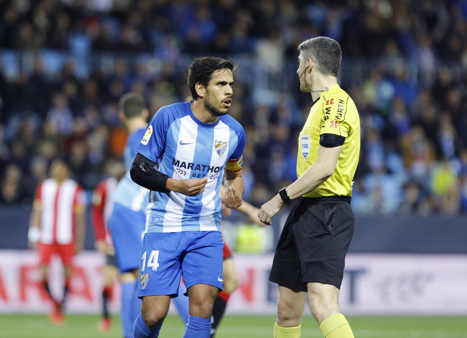 Las imágenes del Málaga-Girona