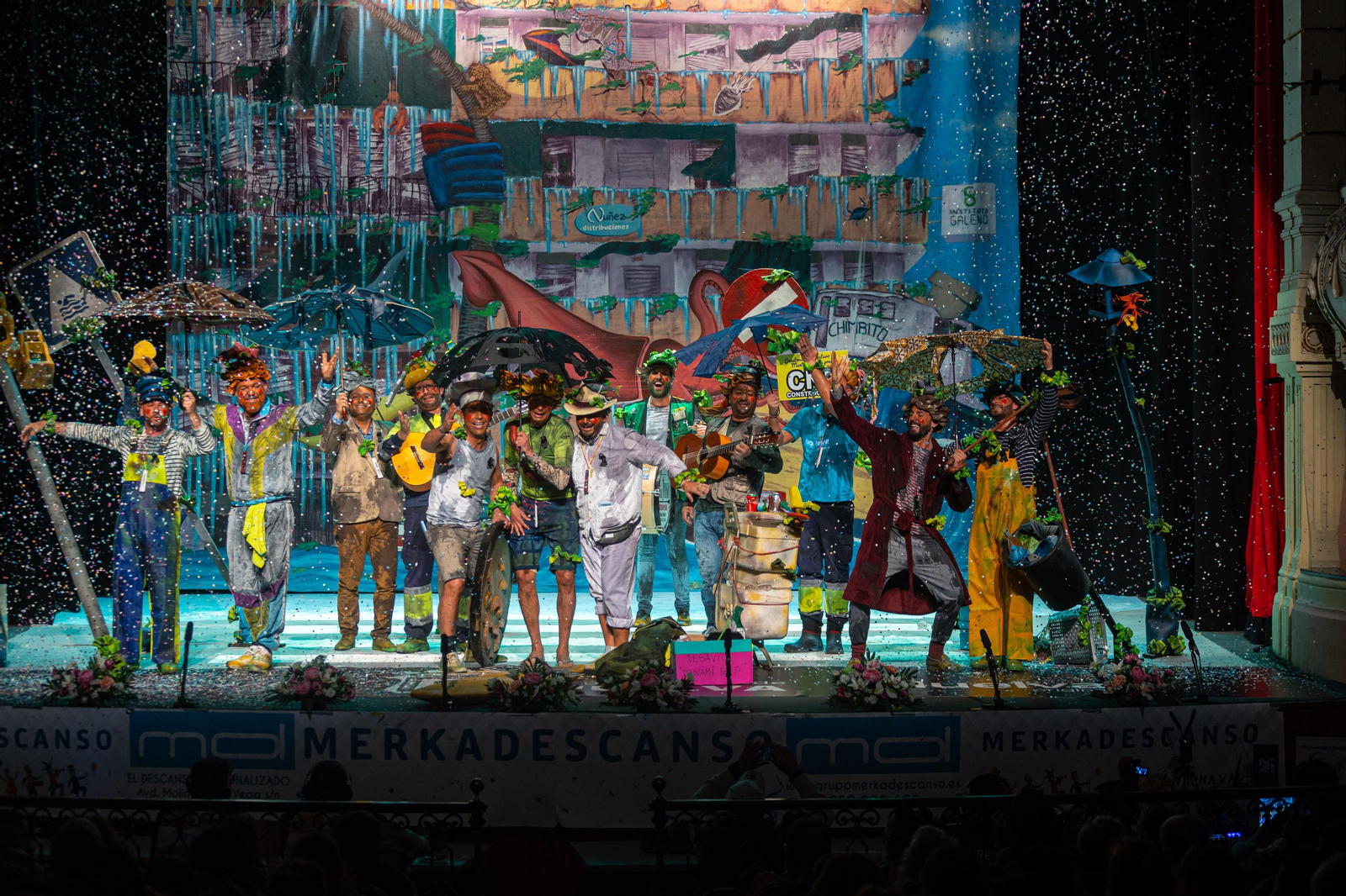 Imágenes de la sesión de este jueves en el Gran Teatro del Carnaval Colombino.