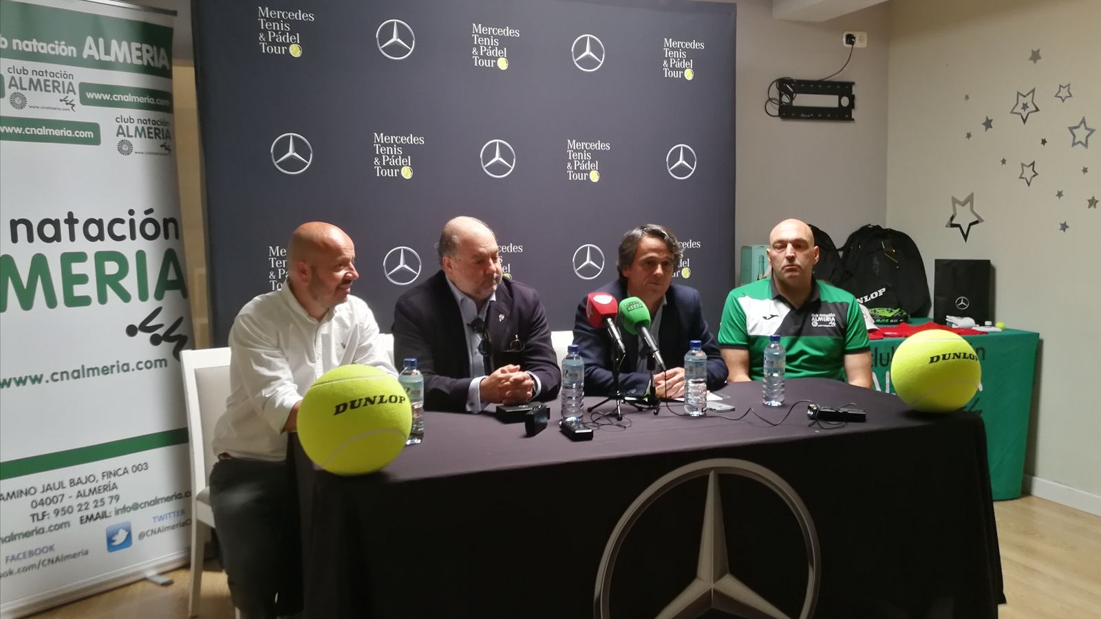 Durante la rueda de prensa.