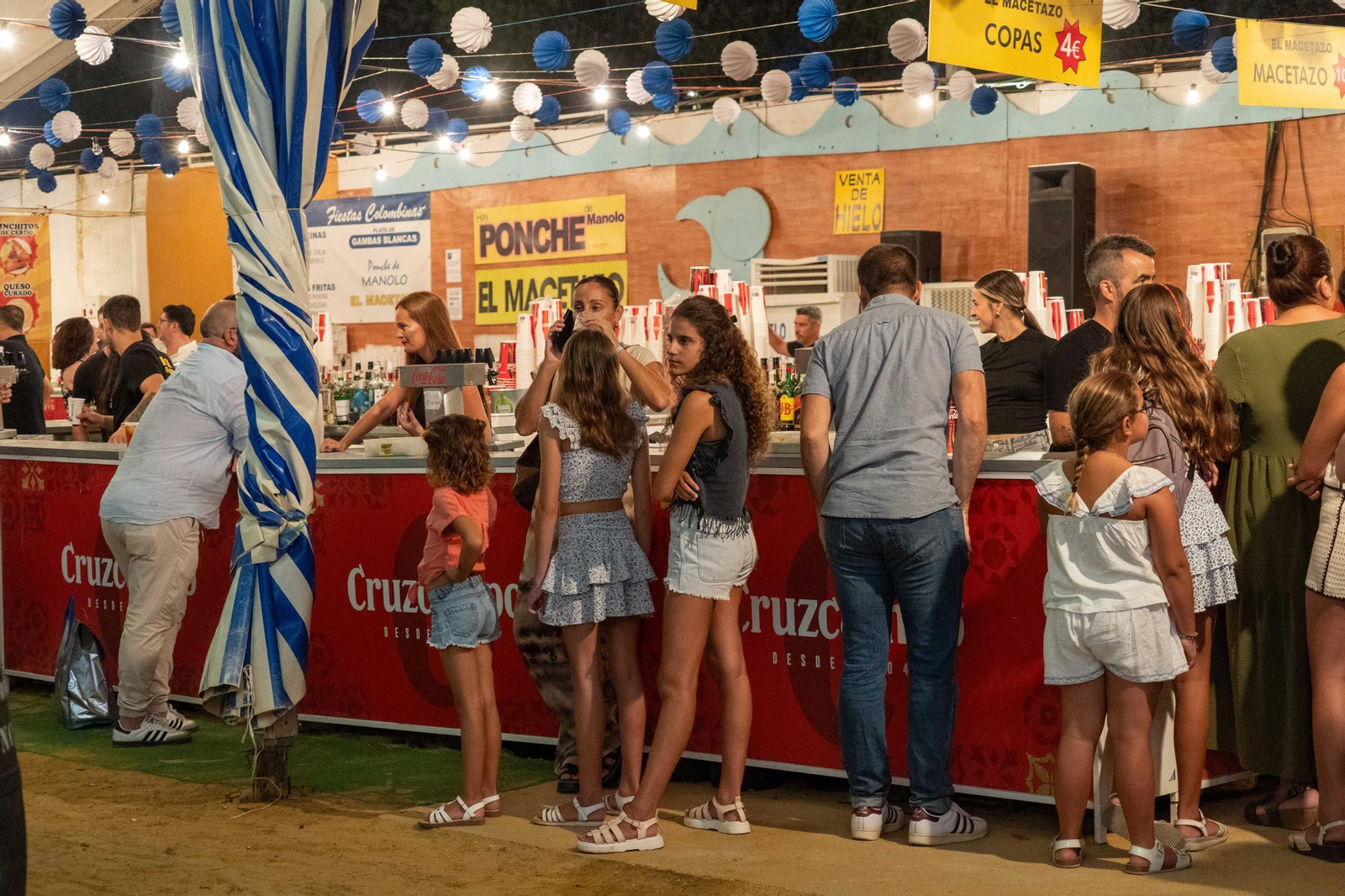 Colombinas 2025: Imágenes del ambiente el sábado 2 de agosto en las Fiestas Colombinas