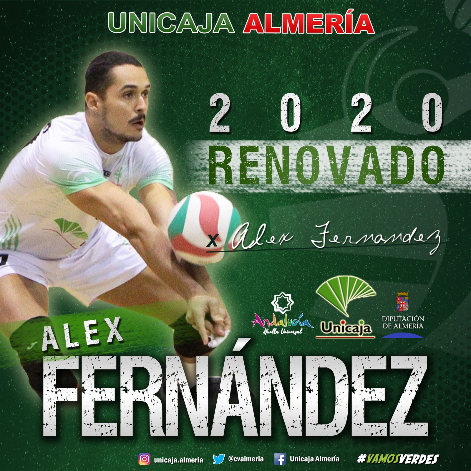 Álex Fernández renueva como ahorrador.