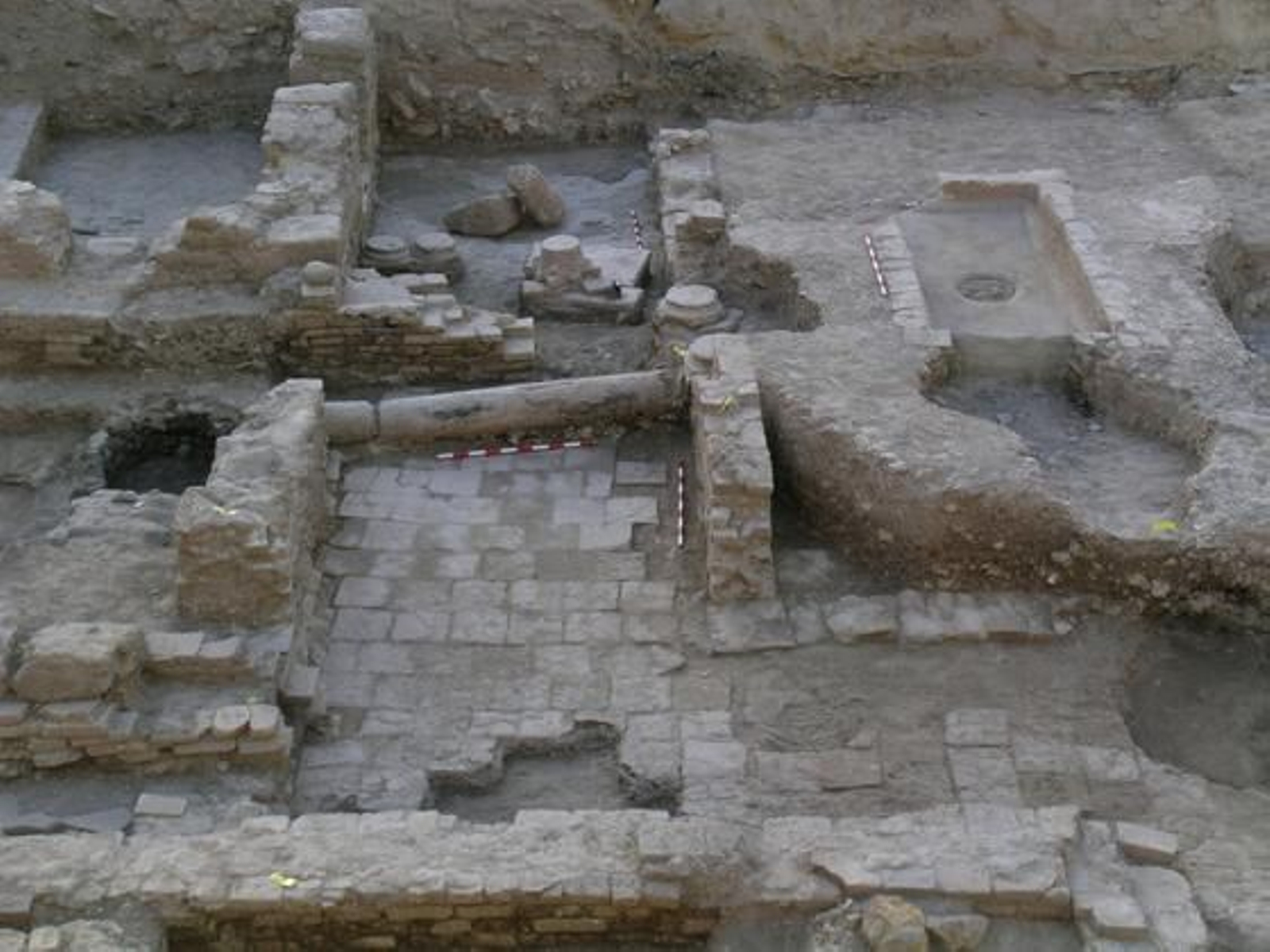 Restos arqueológicos de la Casa de las Basas.

Foto: Diario de Sevilla