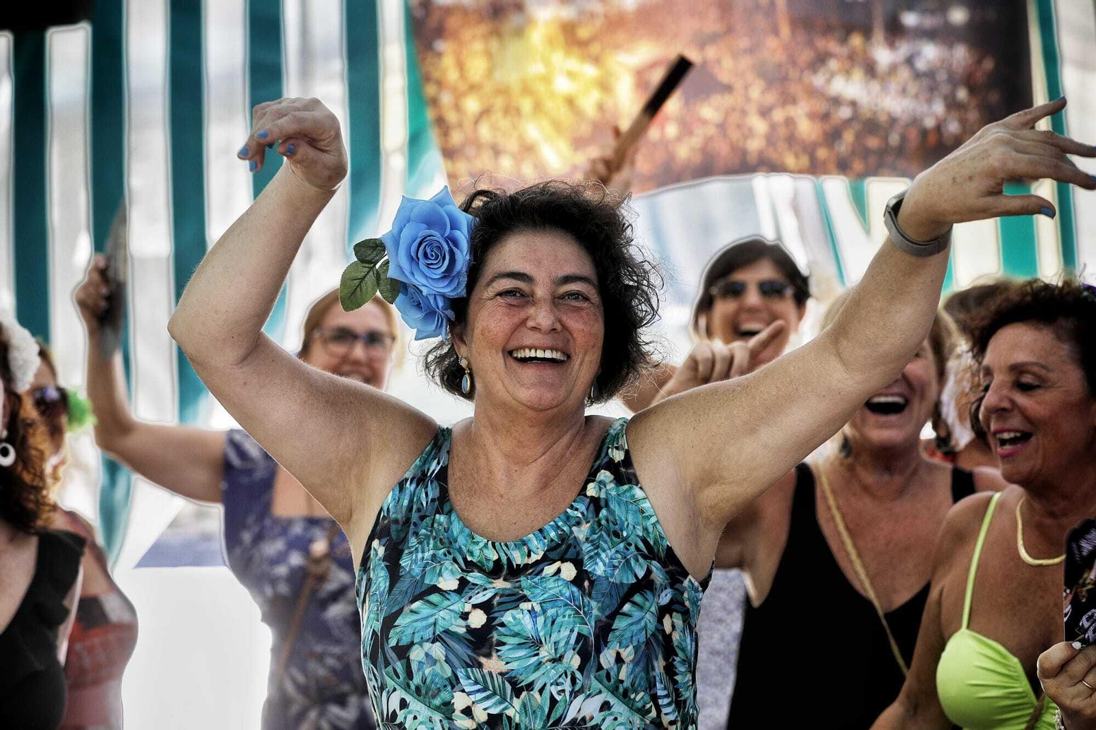 Búscate en las imágenes del Día de la Mujer de la Feria del Carmen de San Fernando