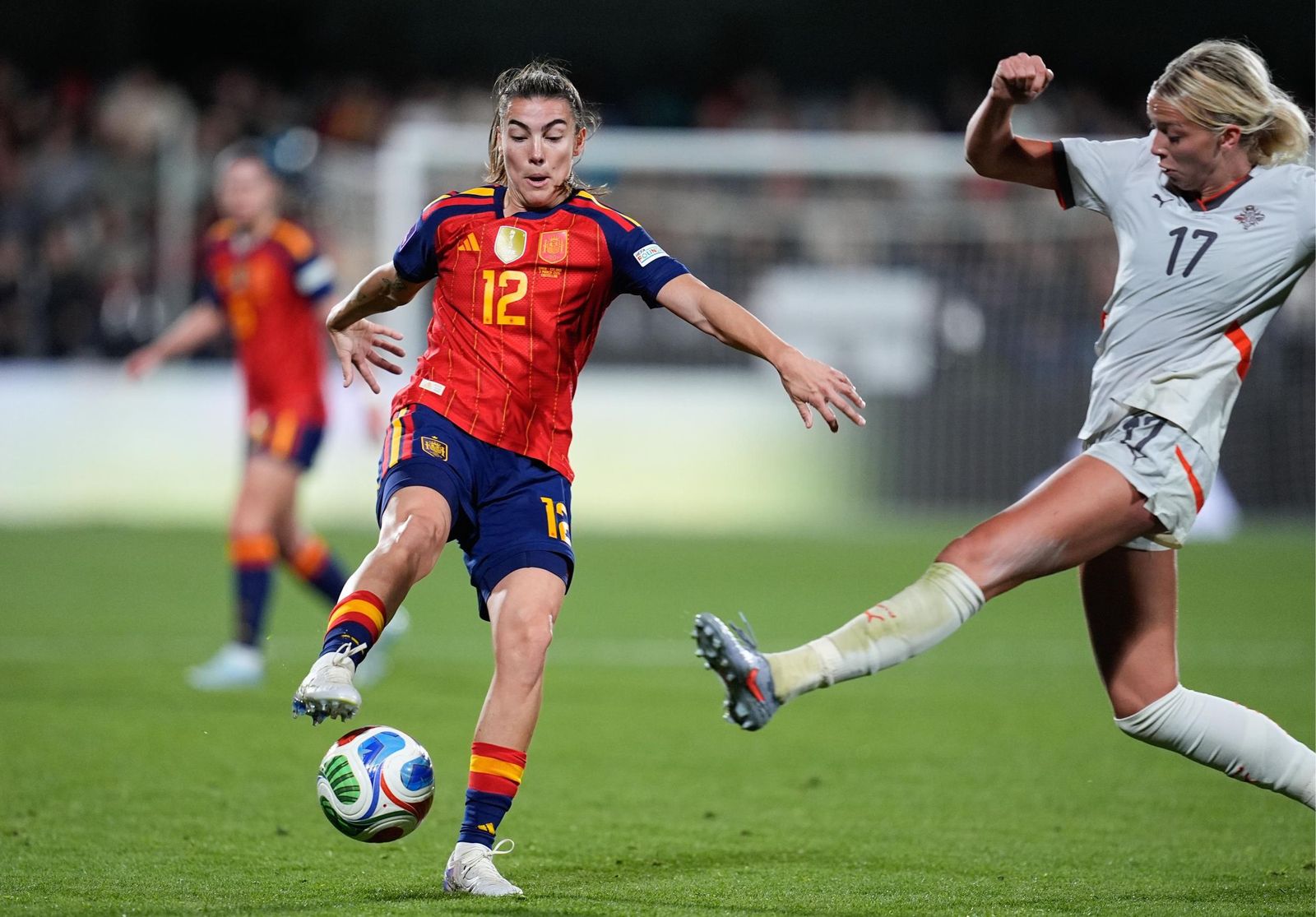 Las fotos del España-Islandia de fútbol femenino