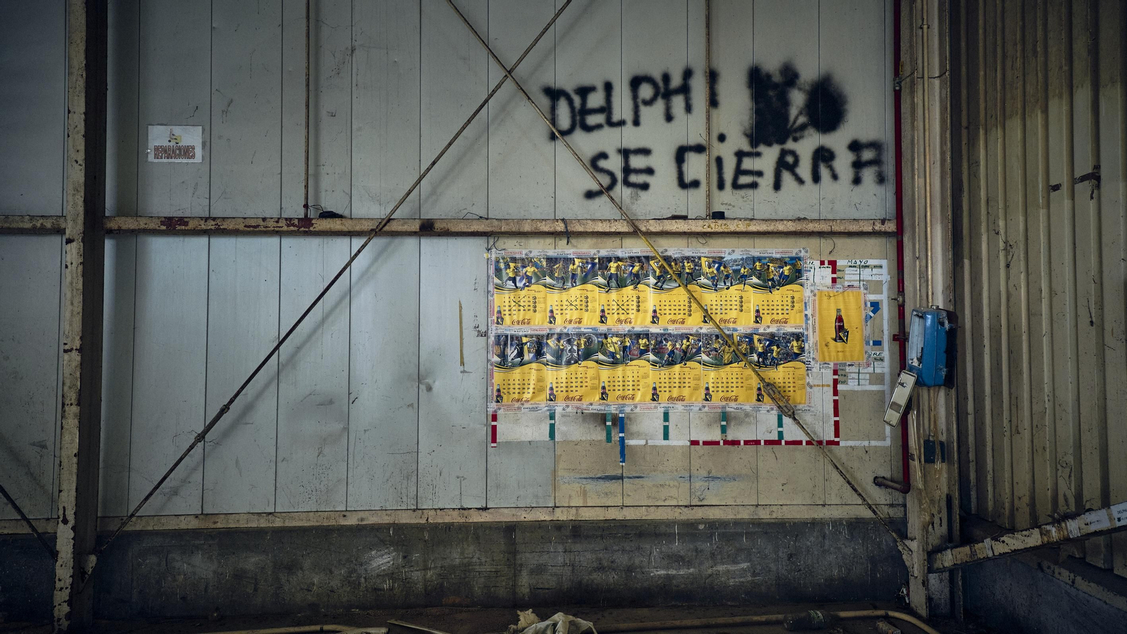 Derribo de la antigua factoría de Delphi.