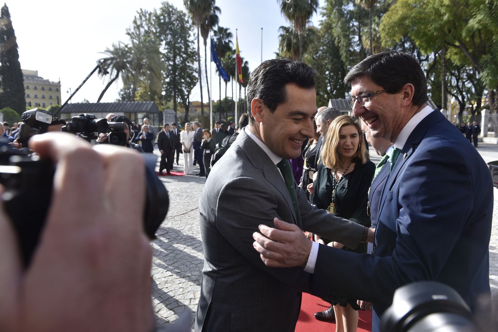 Acto institucional en el Pleno del Parlamento con motivo del Día de Andalucía