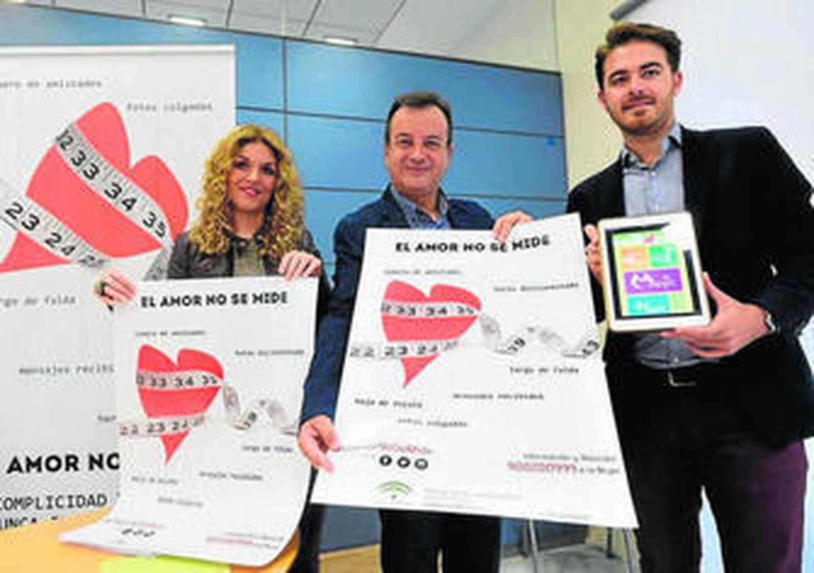 Guillermo Quero (der.) con el delegado de Salud, Higinio Almagro y la coordinadora del IAM, Ana Belén Palomares.