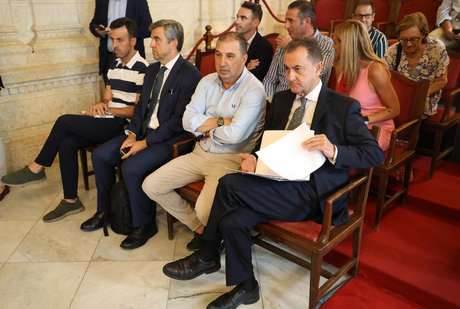 El pleno extraordinario sobre La Rosaleda y la renuncia al Mundial, en fotos