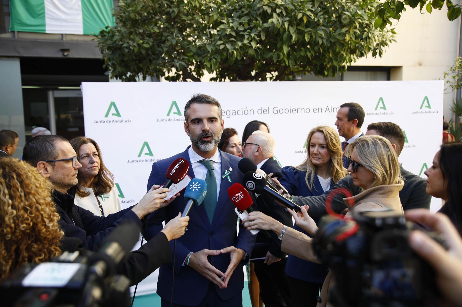 El día de la bandera de Andalucía celebrado en Almería, en imágenes