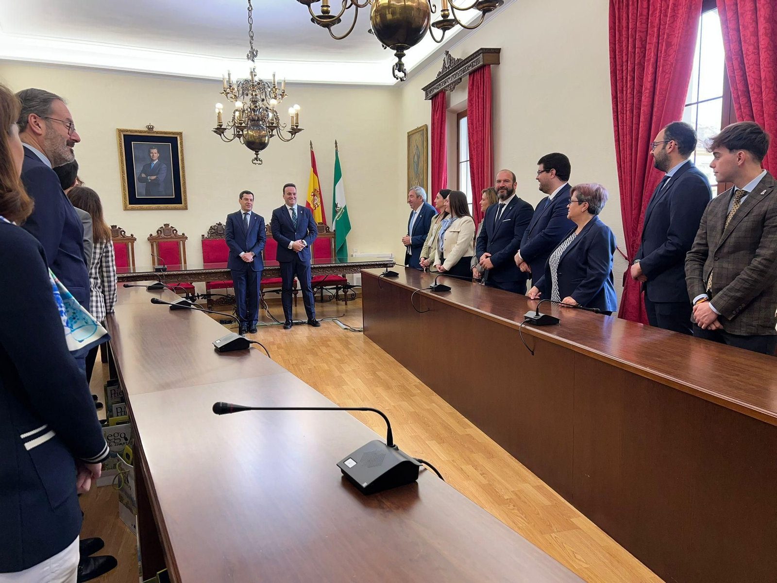 Juanma Moreno, en Priego de Córdoba