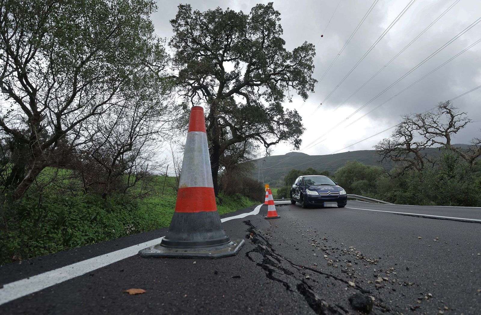 Fotos de los efectos de la borrasca Leonardo en Algeciras