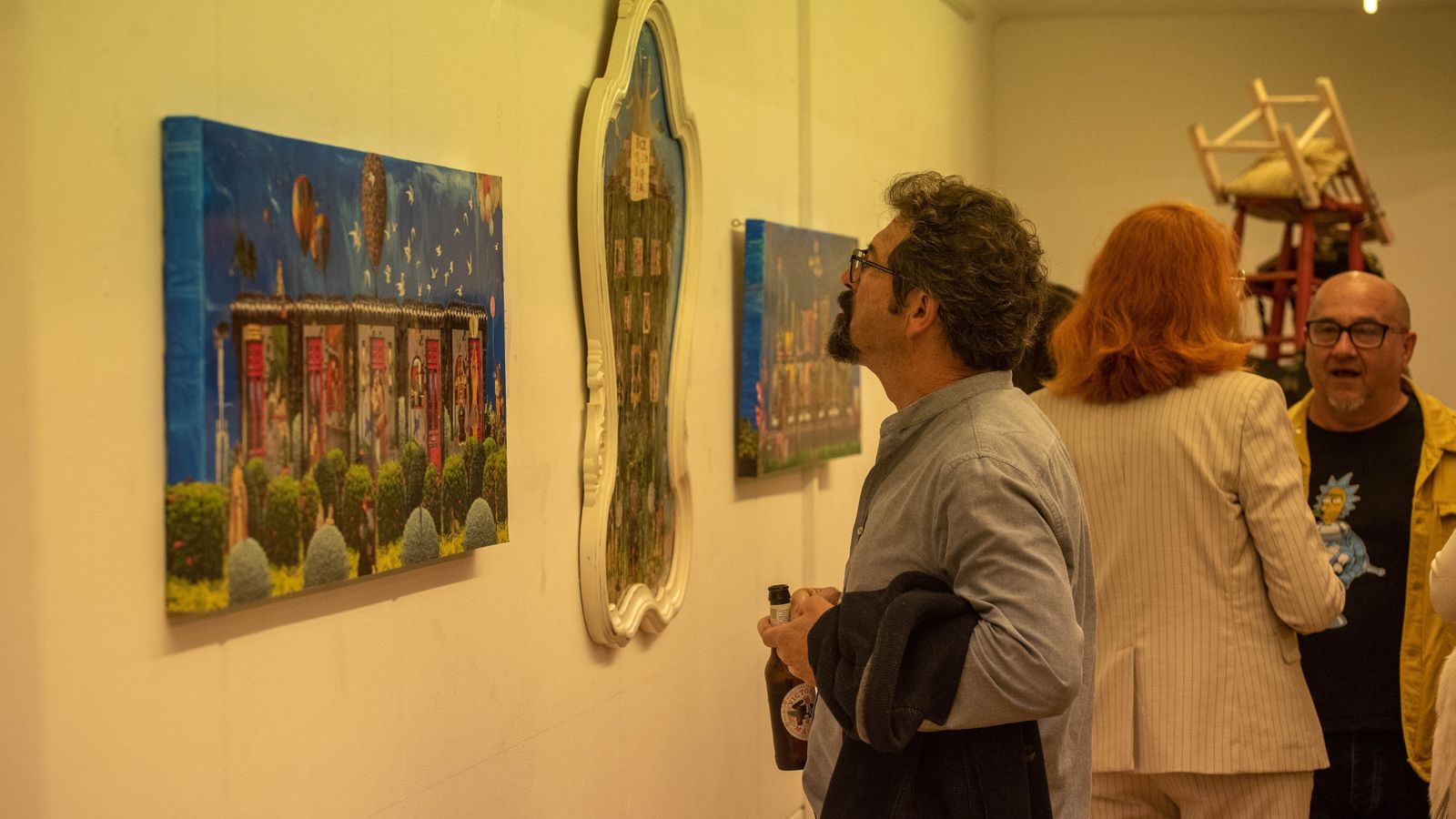 La inauguración de la exposición 'Arquitectura imposible' de Marga Guinea en Alcultura, en imágenes