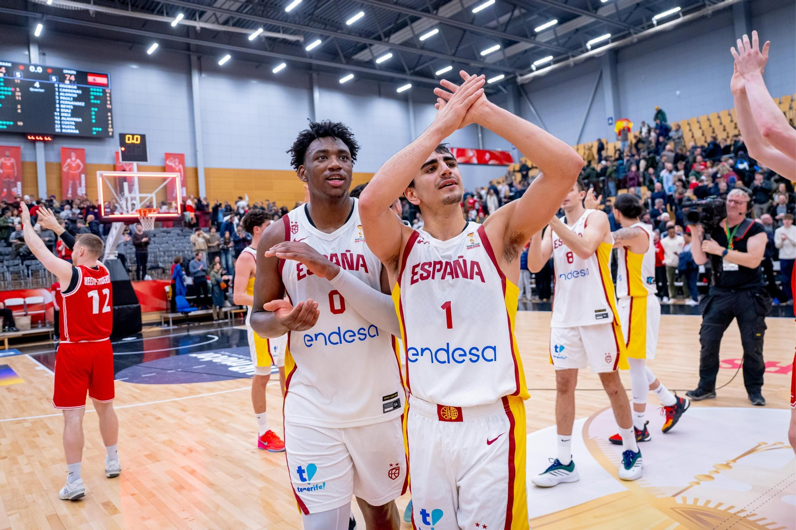Las mejores fotos del Dinamarca-España de baloncesto