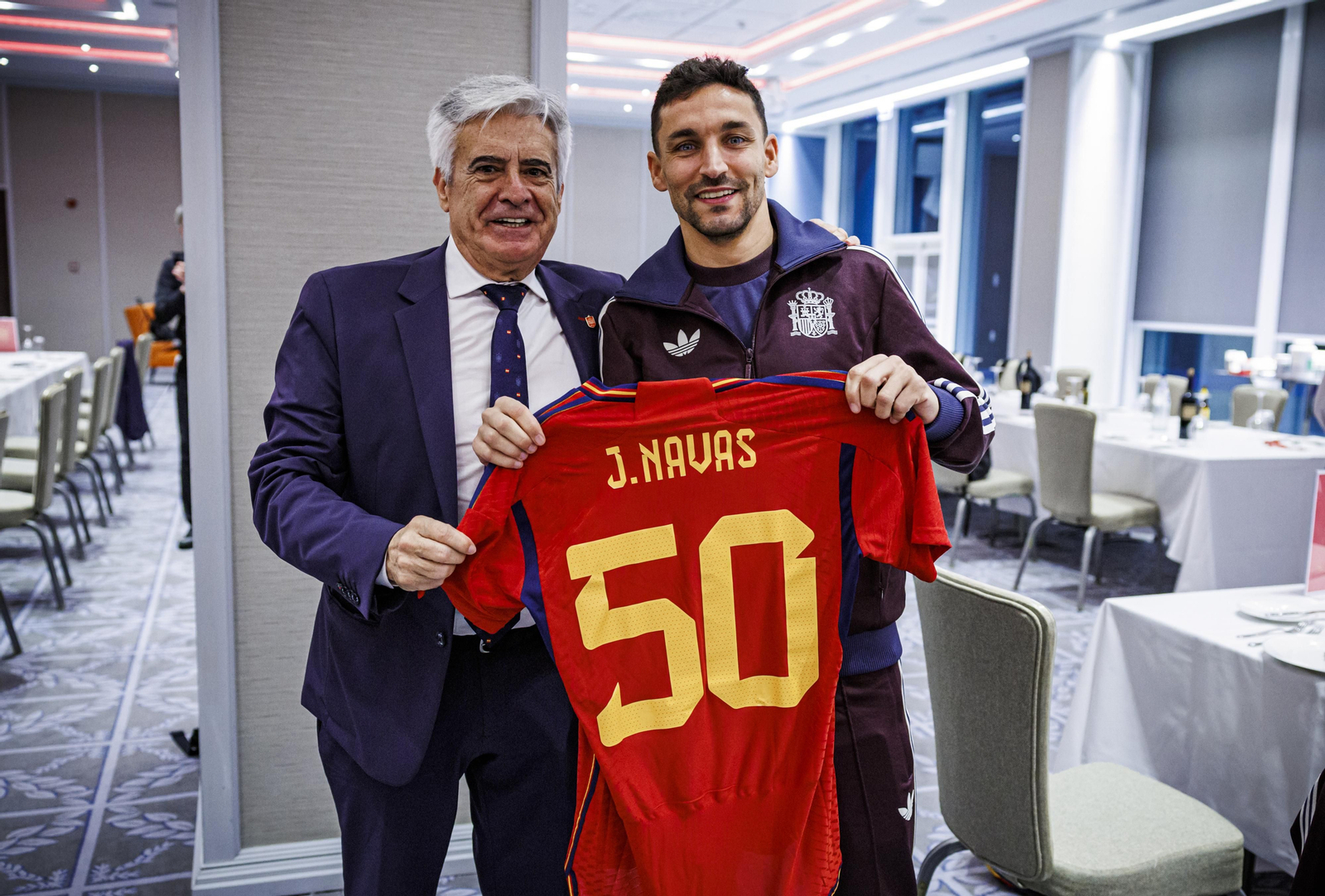 Las fotos de la celebración de Jesús Navas con la selección