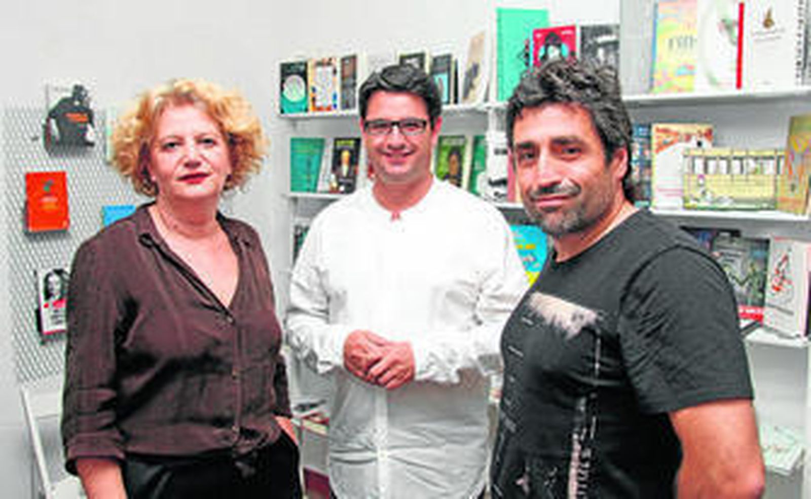 Pedro García y Rafael Del Castillo, en un acto en la República de las Letras.