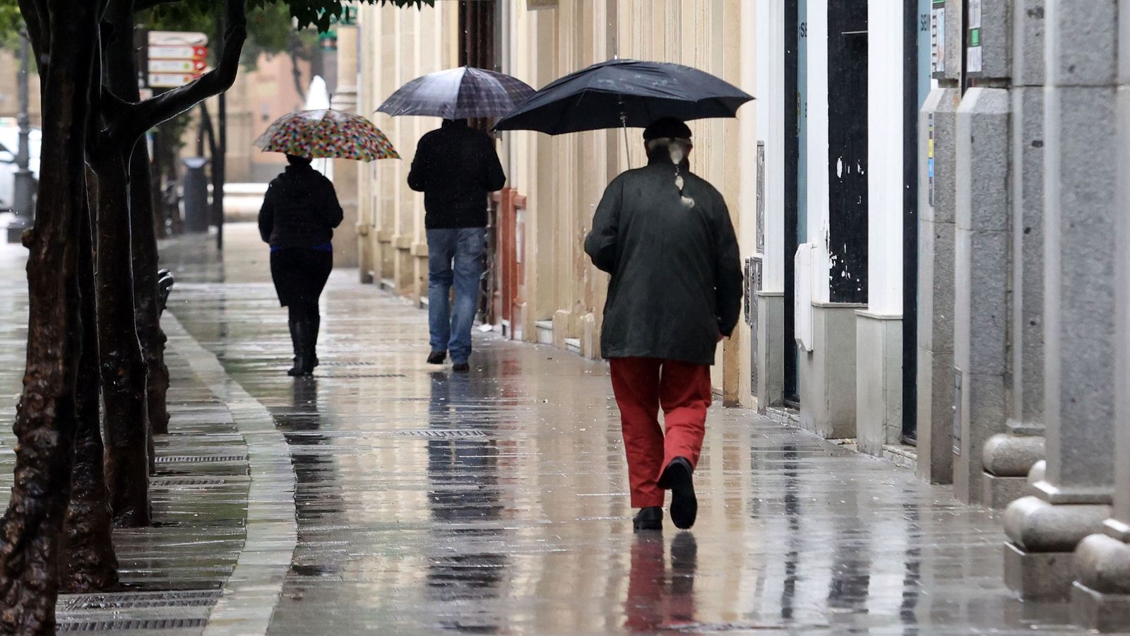 Las lluvias continuarán esta semana en Jerez en la que, además, se activará un aviso amarillo por fuerte viento