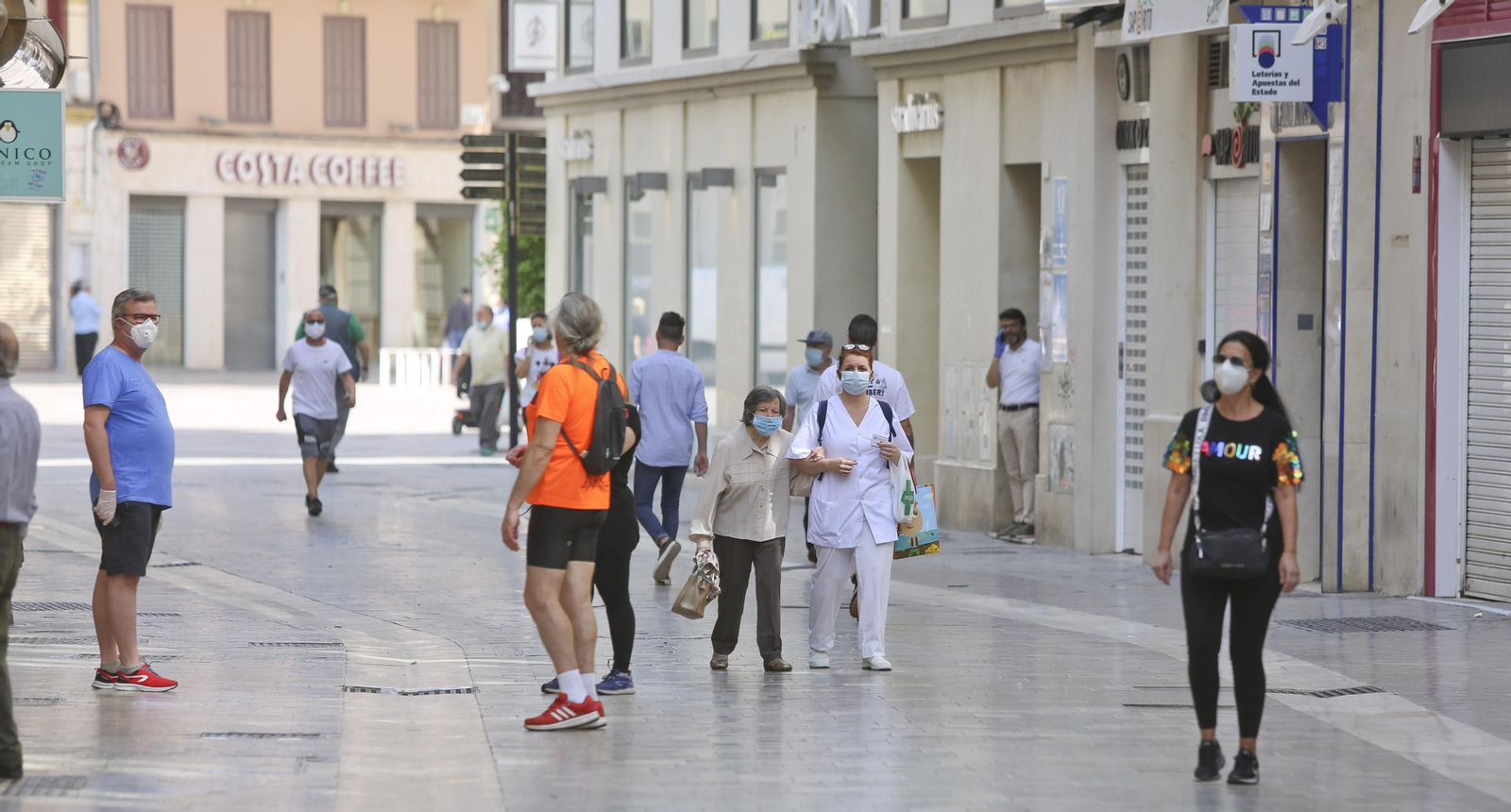 Las fotos de la primera jornada de la fase 0 de la desescalada en Málaga