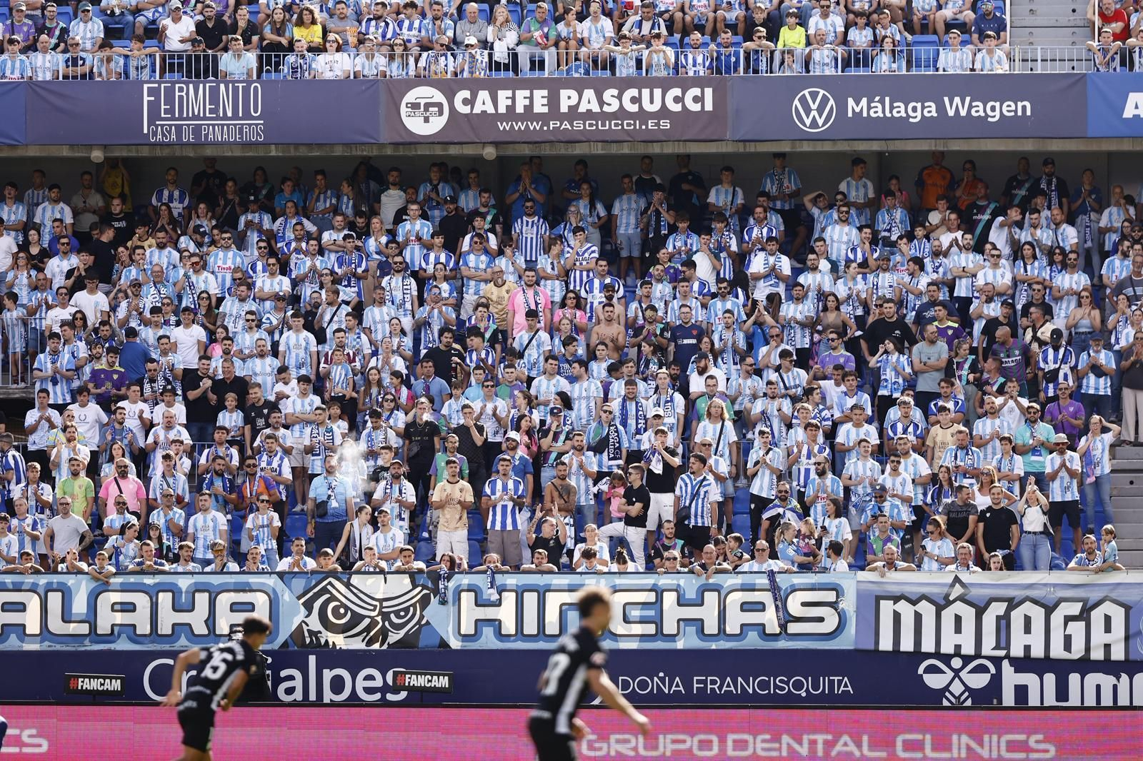 Búscate en las gradas de La Rosaleda durante el Málaga-Andorra