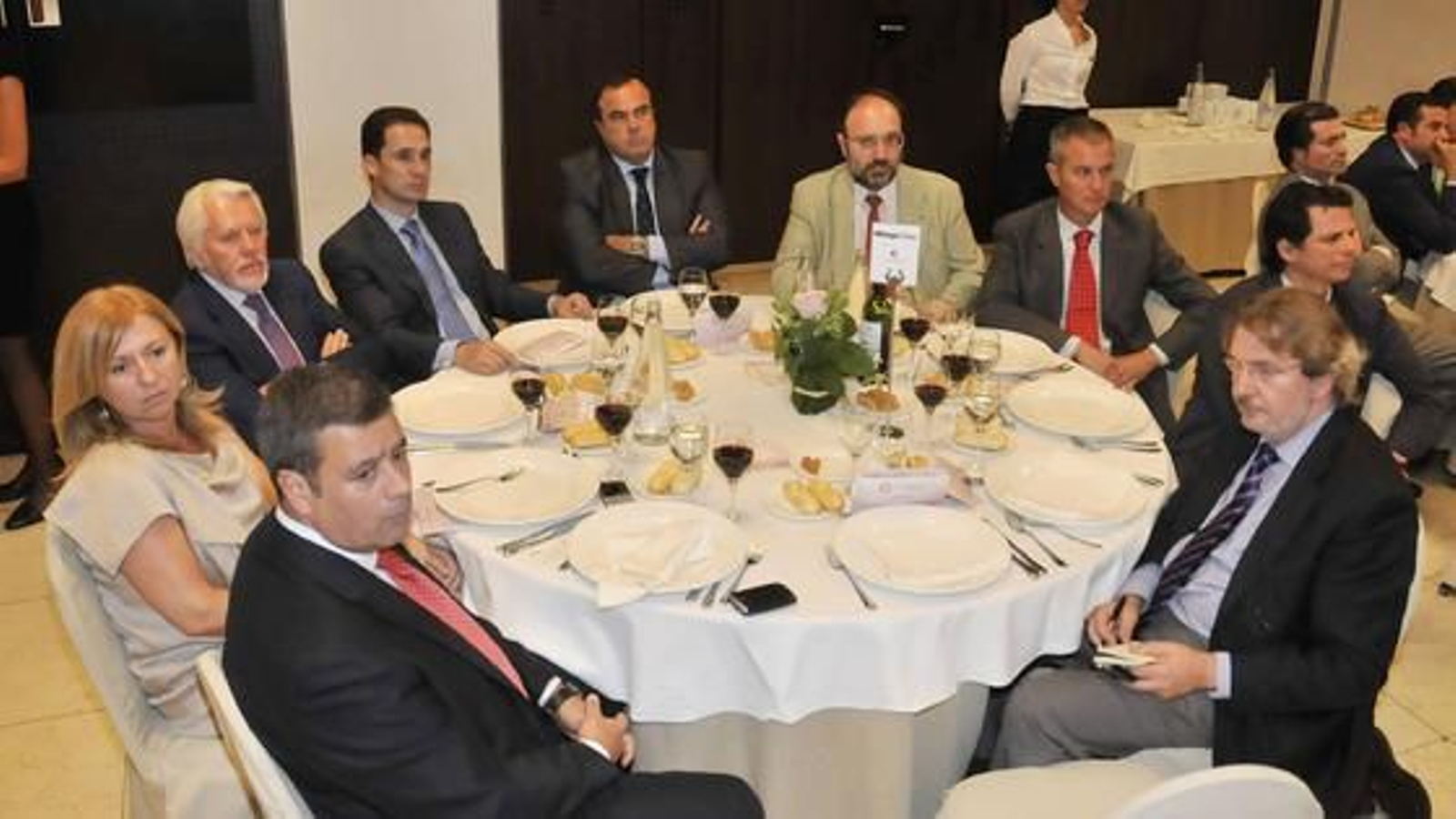 Gabriel López-Viota, María José Fernández Ortega, Francisco Ballester, Joaquín Chaparro, Juan Antonio Hernani, Jesús Nieto, Javier Charlo, Rafael García Coullaut y Ricardo Jacinto.

Foto: Juan Carlos Vázquez y Victoria Hidalgo