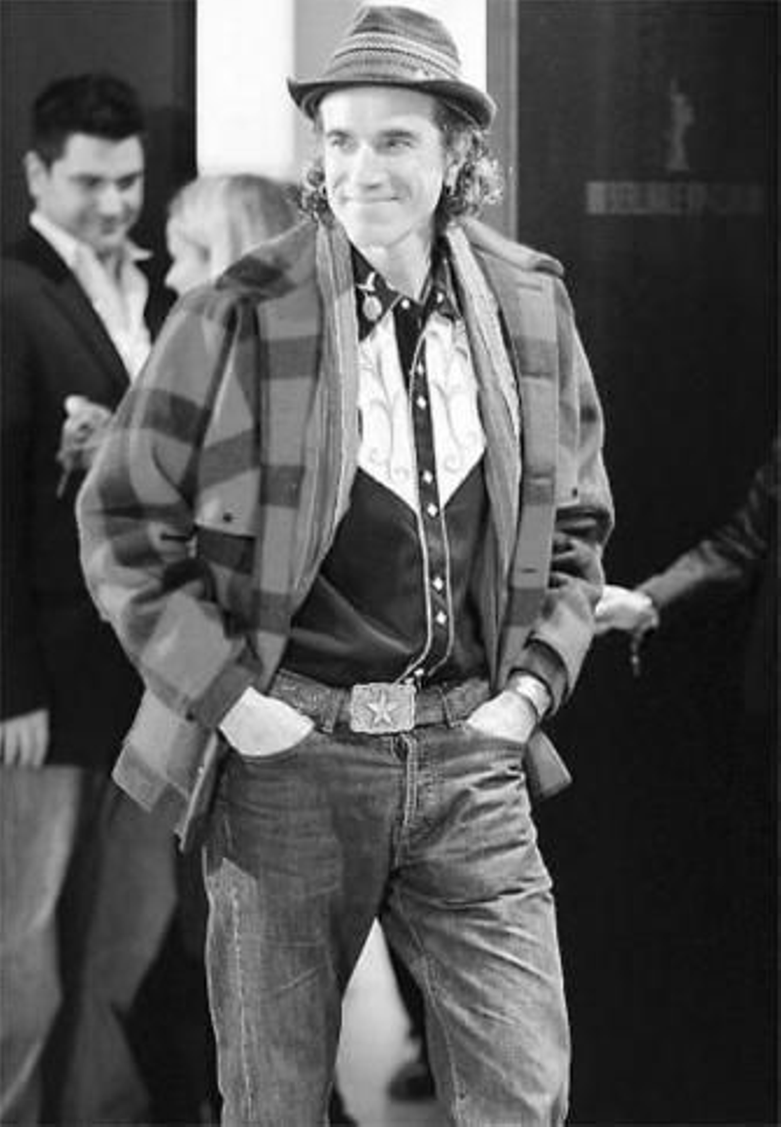 Daniel Day-Lewis, antes del pase de su filme.