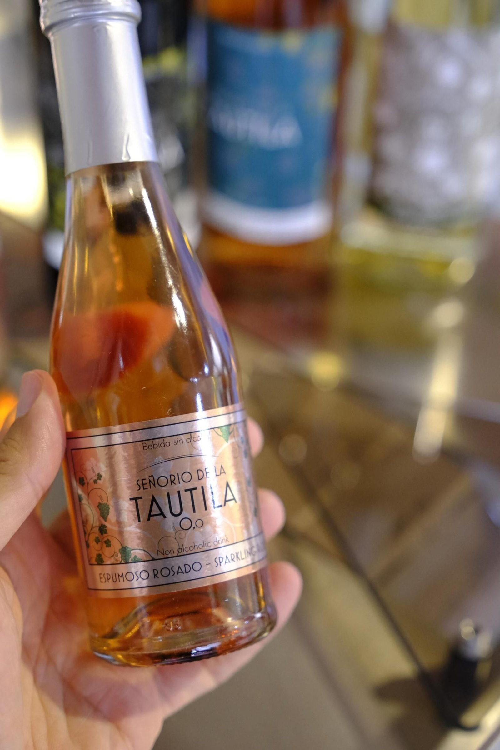 Espumoso rosado de La Tautila 'benjamín', que hace por encargo