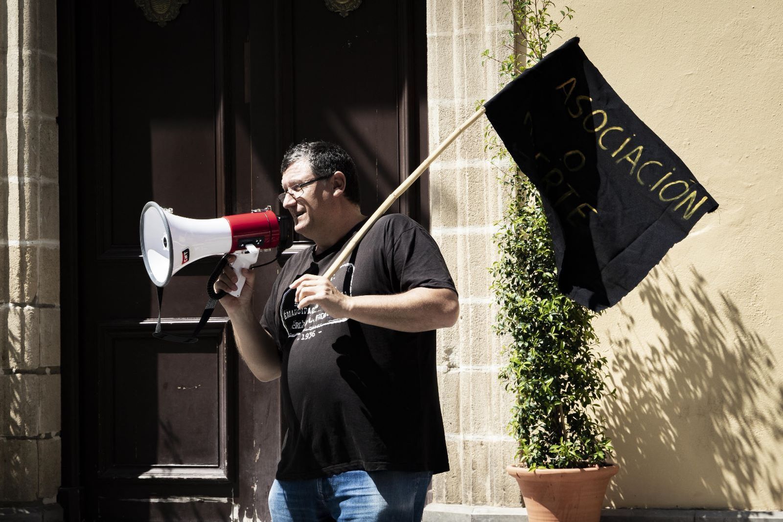 Manifestación del Primero de Mayo en Jerez bajo el lema 'Sobran los motivos'
