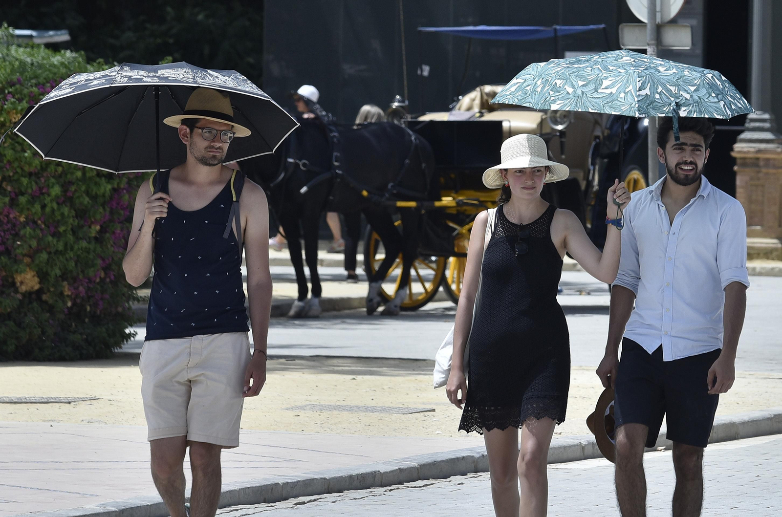 La ola de calor en Sevilla