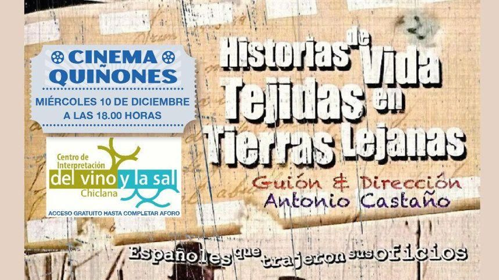 Detalle del cartel de esta actividad.