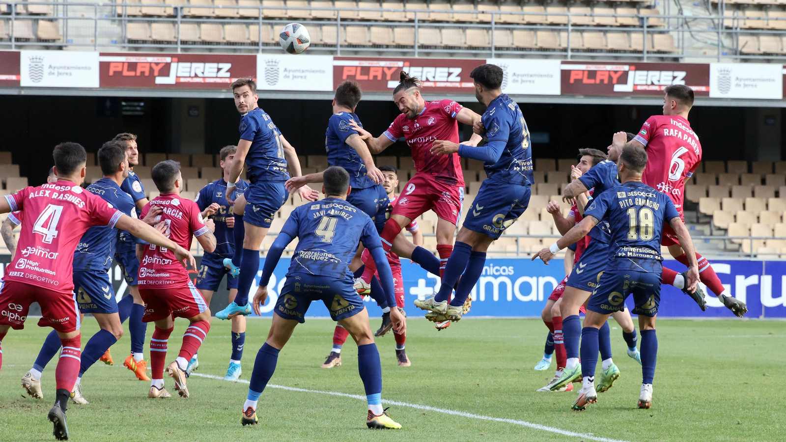 Xerez DFC contra UCAM Murcia en Chapín