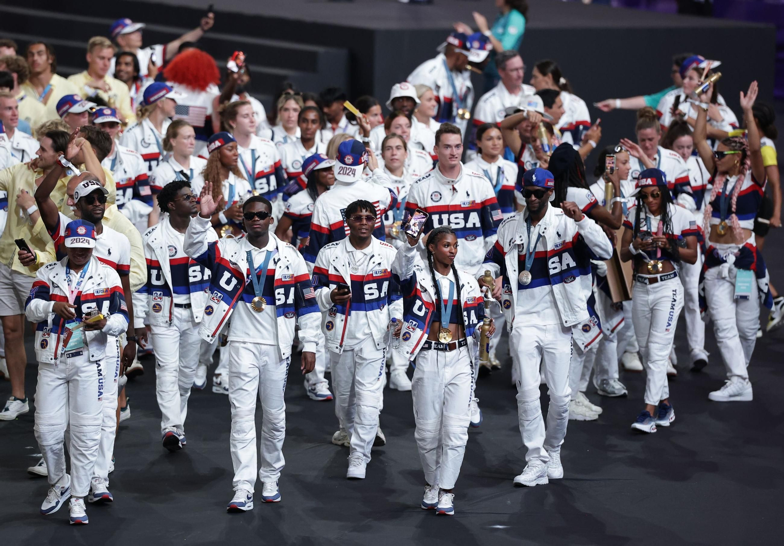 Las fotos de la ceremonia de clausura de los Juegos Olímpicos París 2024