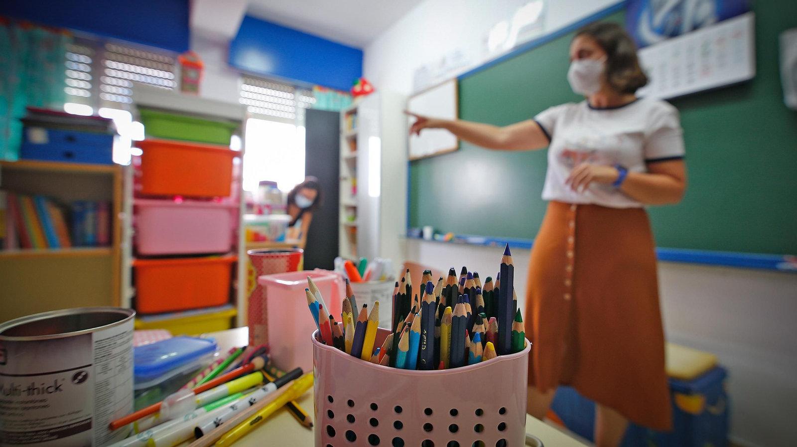 Preparados para el inicio de curso en el CEIP Ciudad de Jerez