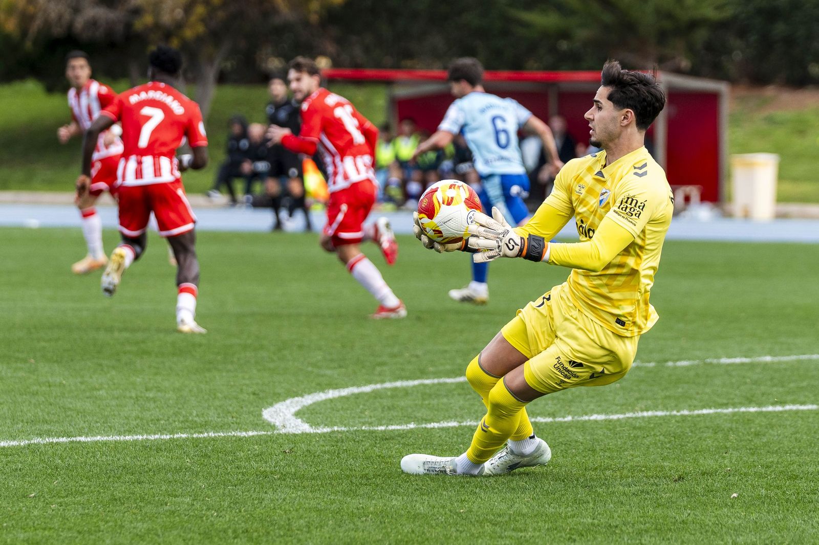 Las imágenes del Almería B y Atlético Malagueño en el Anexo de los Juegos Mediterráneos