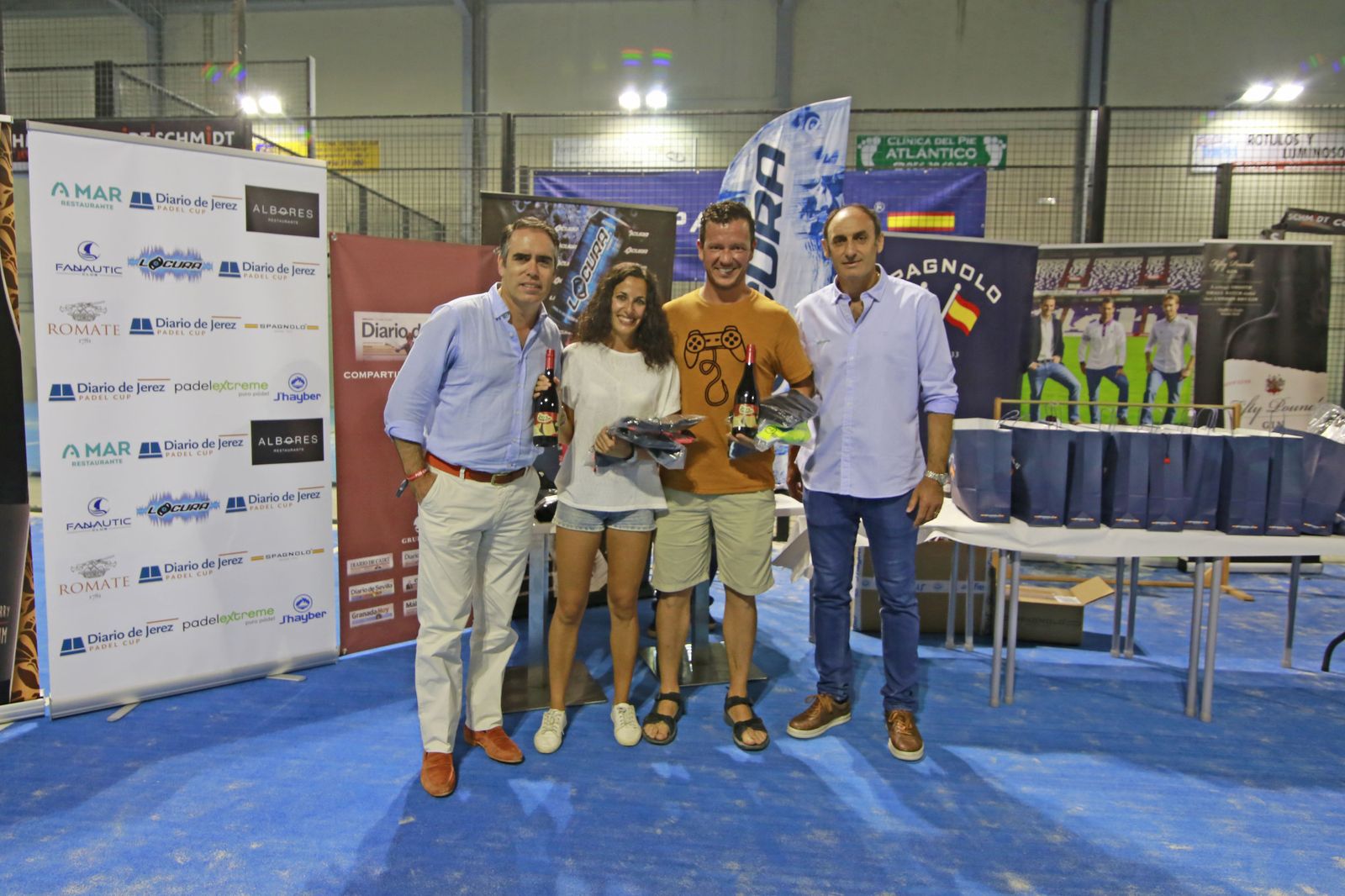 Entrega de premios de la IV Diario de Jerez Pádel Cup