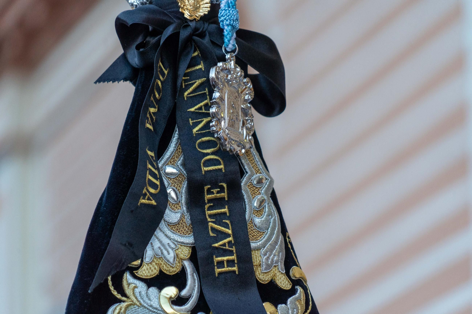 Imágenes del traslado de Nuestra Señora de la Cinta a la Parroquia Mayor de San Pedro