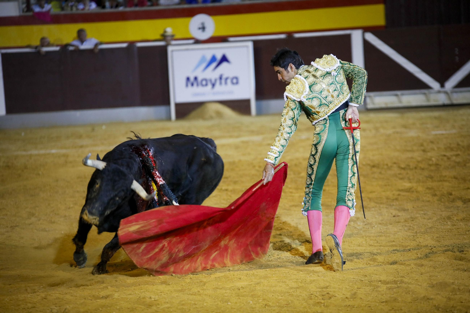 Corrida de toros Berja con un toro indultado, en imágenes