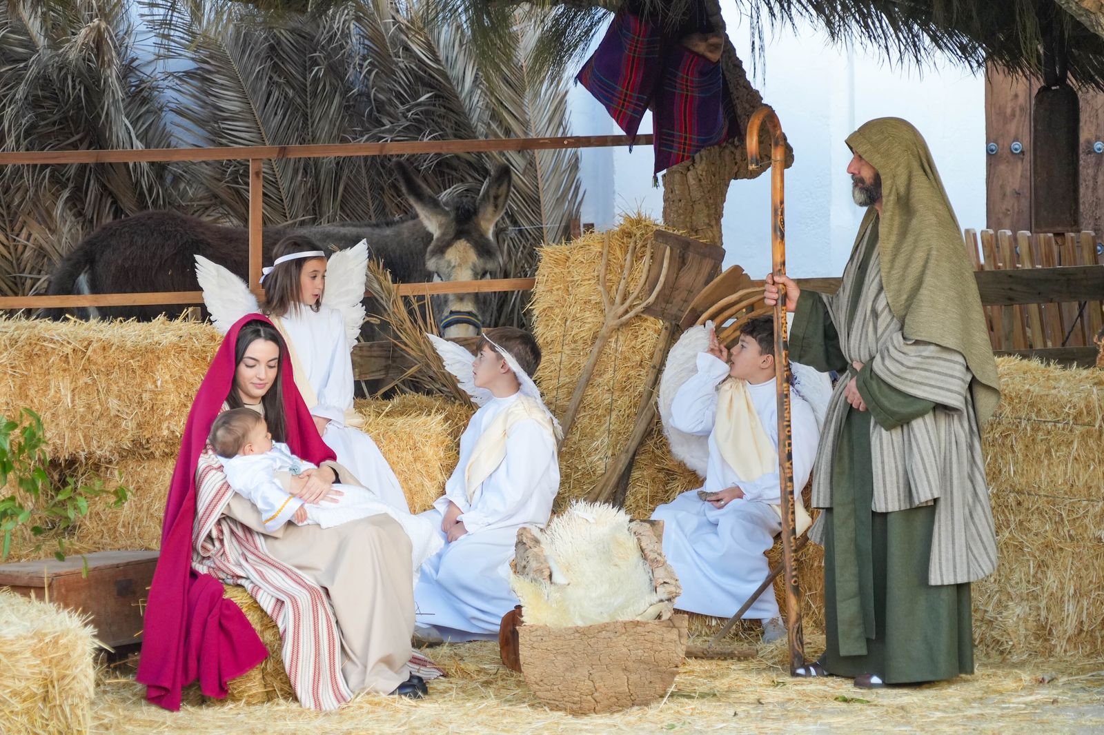 Torrecampo vive una nueva edición de su belén viviente, en imágenes