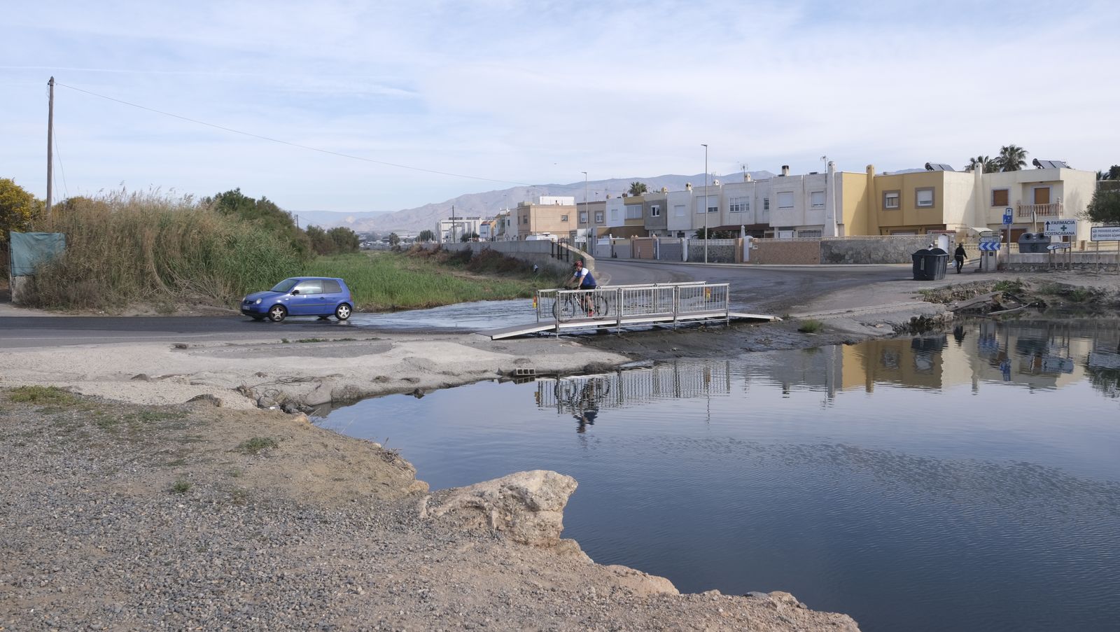 Imágenes del 'lago artificial' de Costacabana