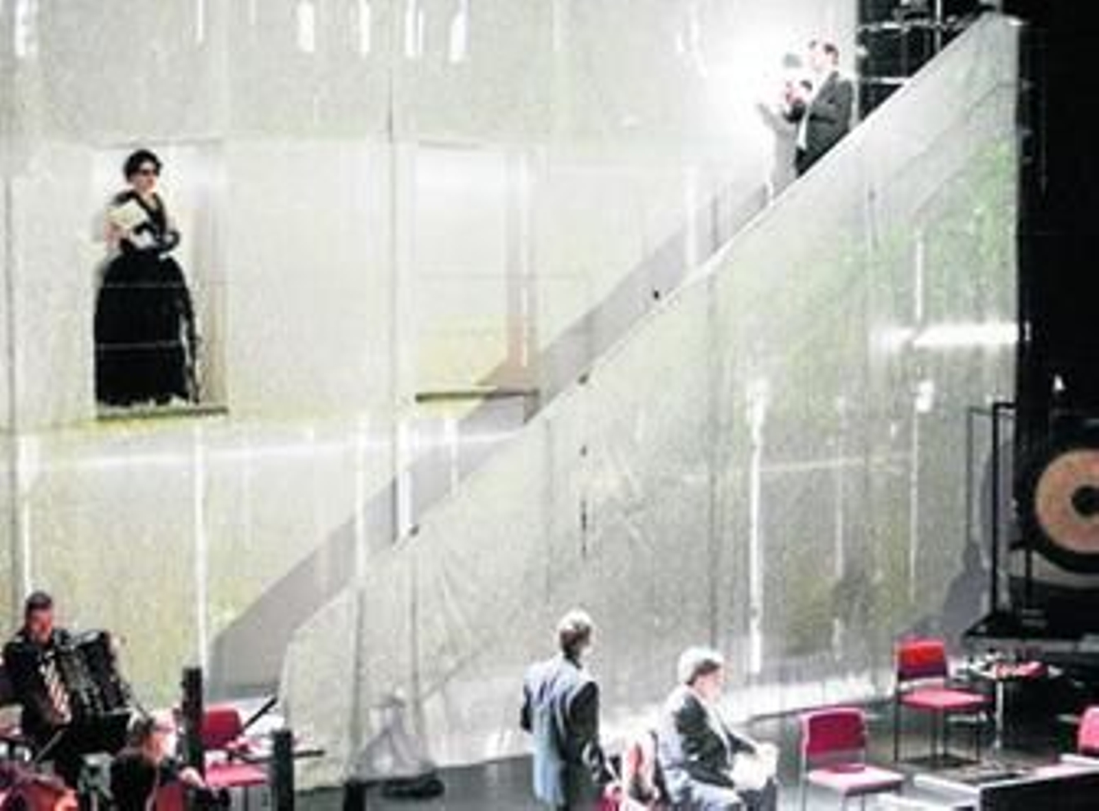 La representación de la ópera 'Aura' en la Bienal de Venecia.