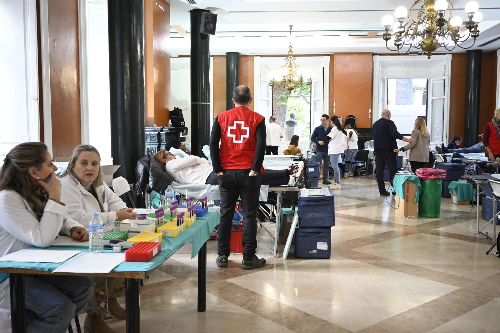 Donación de Sangre en la Casa Colón de Huelva, en imágenes